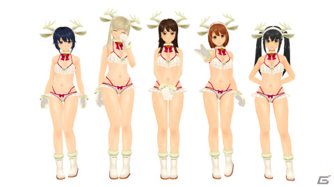 「スクールガールストライカーズ2」クリスマスキャンペーン2022が実施！新コスチューム・トナカイビキニ（白）を手に入れようの画像2