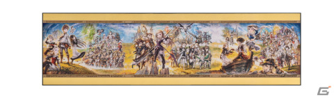 「ブレイブリー」シリーズ10周年記念集大成イラストの「アートパネル」が老舗金屛風メーカーより発売決定！の画像1