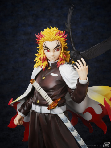 劇場版「鬼滅の刃」無限列車編エンドロールイラストの煉獄杏寿郎が1/4スケールで立体化！の画像6