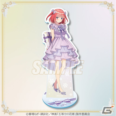 映画「五等分の花嫁」クリスマスデート用のドレスに身を包んだ五つ子の描き下ろしイラストを使用したオンラインくじが登場！の画像9