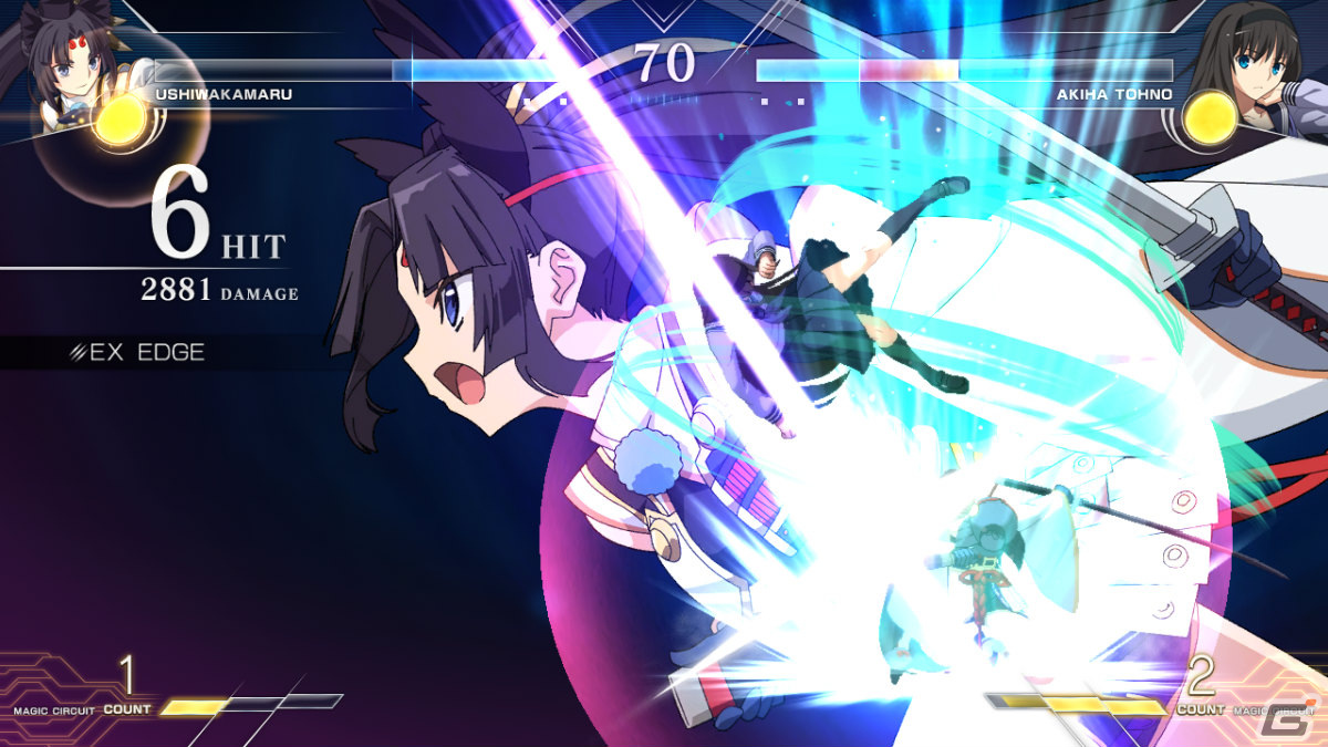 「MELTY BLOOD: TYPE LUMINA」追加キャラクター「牛若丸」のバトルスタイル＆対戦動画が公開！の画像13