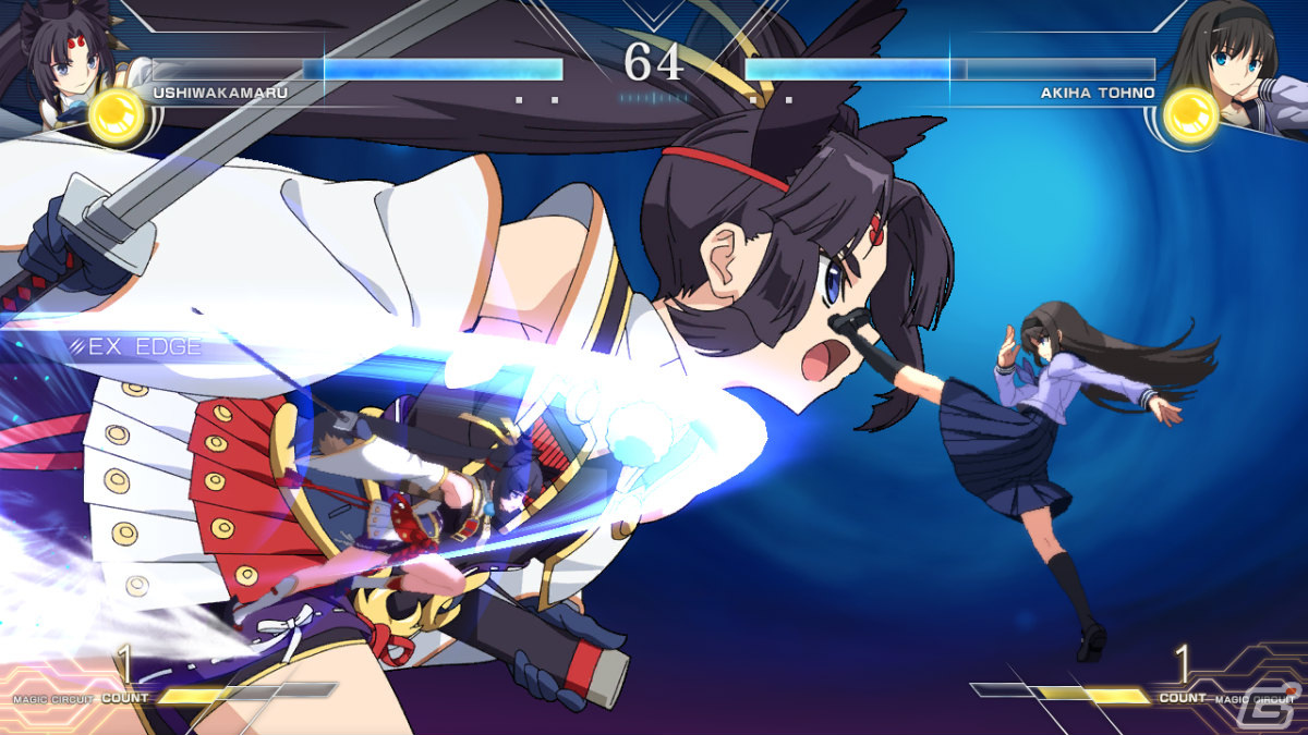 「MELTY BLOOD: TYPE LUMINA」追加キャラクター「牛若丸」のバトルスタイル＆対戦動画が公開！の画像16