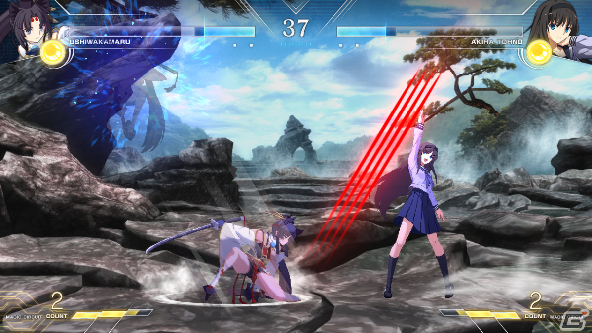 「MELTY BLOOD: TYPE LUMINA」追加キャラクター「牛若丸」のバトルスタイル＆対戦動画が公開！の画像19