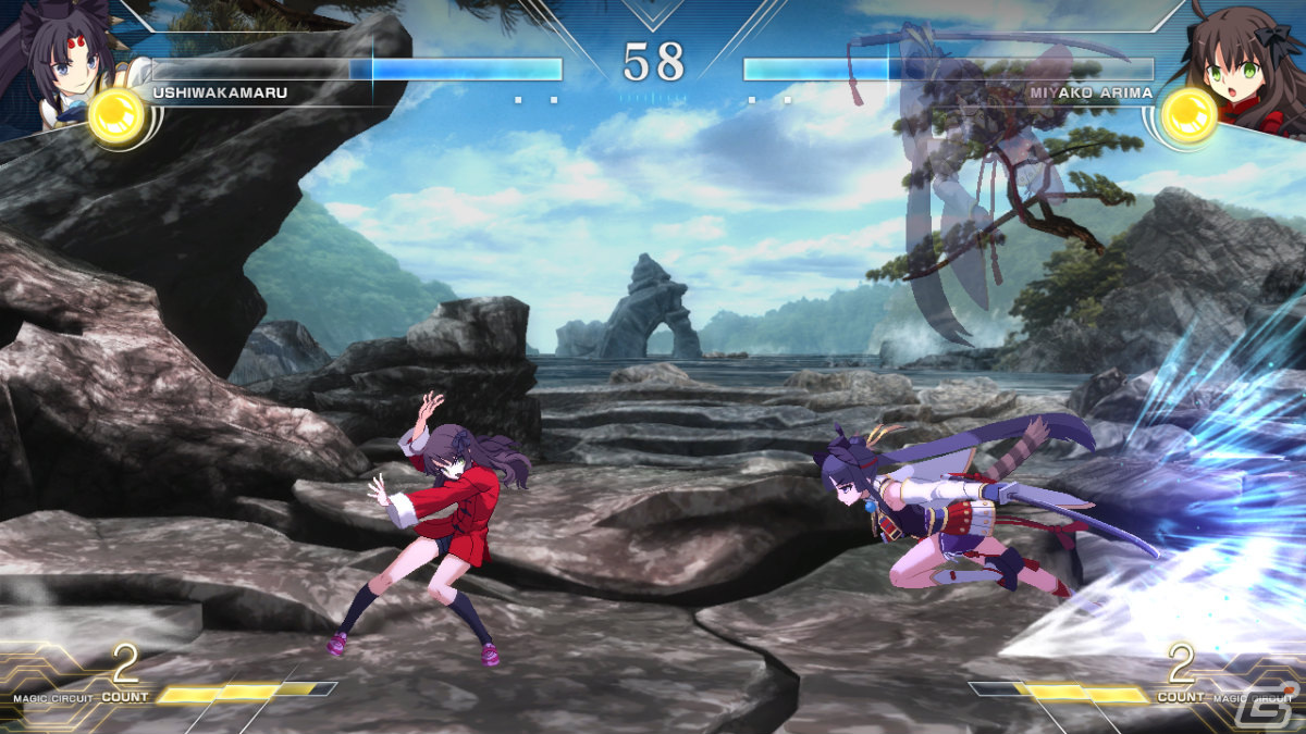 「MELTY BLOOD: TYPE LUMINA」追加キャラクター「牛若丸」のバトルスタイル＆対戦動画が公開！の画像27