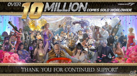 「鉄拳7」の世界累計販売本数が1,000万本を突破！記念イラストとファンアートが公開の画像1