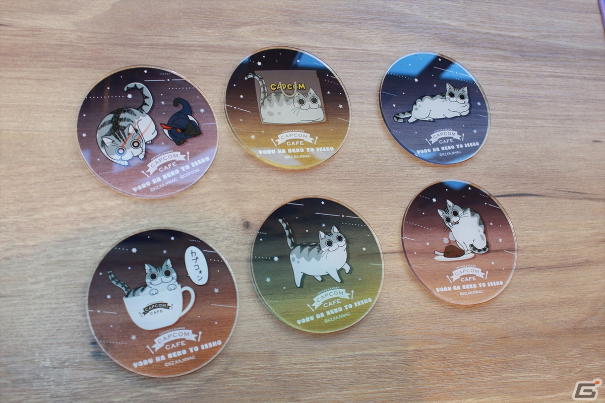 猫好き必携アイテムも！アニメ「夜は猫といっしょ」とカプコンカフェ池袋店のコラボをレポートの画像29