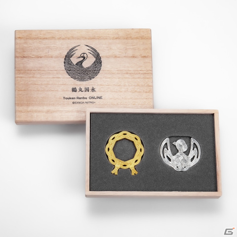 「刀剣乱舞ONLINE」三日月宗近と鶴丸国永をイメージした錫製の平皿と箸置がGARRACKに登場！の画像12