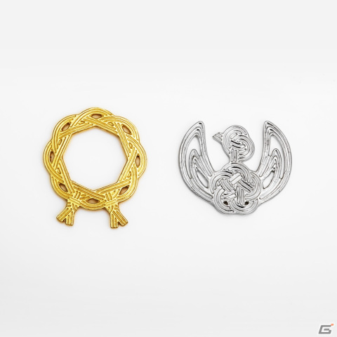 「刀剣乱舞ONLINE」三日月宗近と鶴丸国永をイメージした錫製の平皿と箸置がGARRACKに登場！の画像13