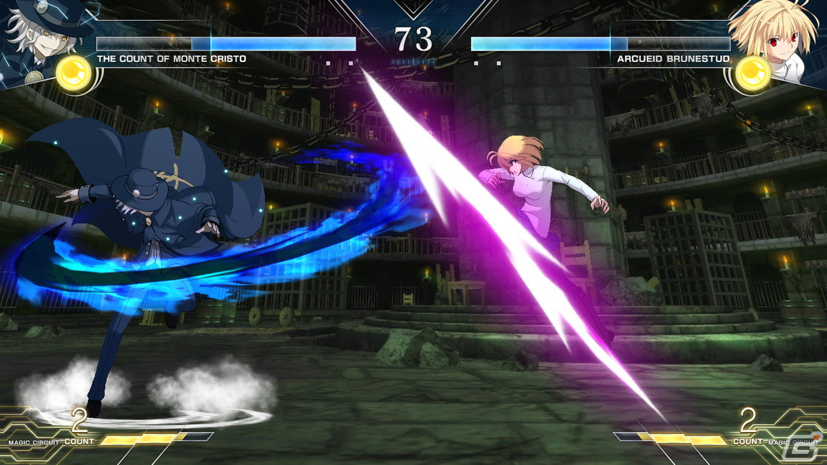 「MELTY BLOOD: TYPE LUMINA」無料追加キャラ「巌窟王」のバトルスタイルと対戦動画が公開！の画像16