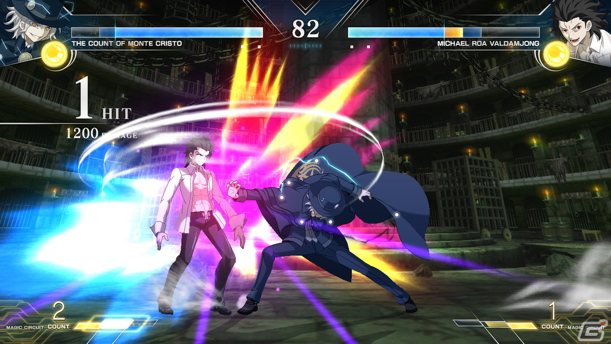 「MELTY BLOOD: TYPE LUMINA」無料追加キャラ「巌窟王」のバトルスタイルと対戦動画が公開！の画像2