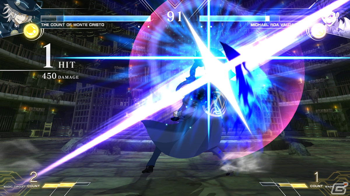 「MELTY BLOOD: TYPE LUMINA」無料追加キャラ「巌窟王」のバトルスタイルと対戦動画が公開！の画像4
