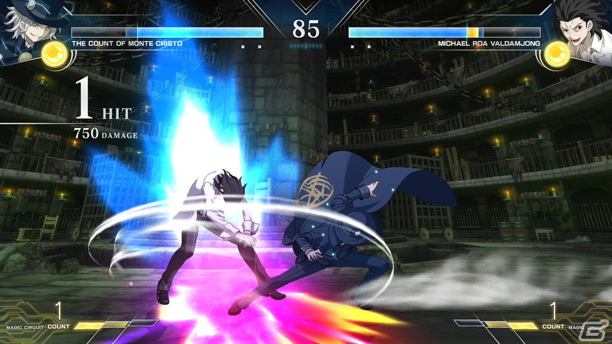 「MELTY BLOOD: TYPE LUMINA」無料追加キャラ「巌窟王」のバトルスタイルと対戦動画が公開！の画像5