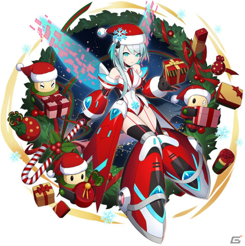 ロックマンX DiVE」アイコがクリスマス仕様になって登場