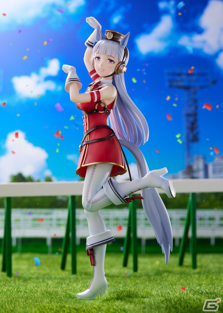 「ウマ娘 プリティーダービー」ゴールドシップの1着のポーズを再現した1/7スケールフィギュアが登場！の画像2