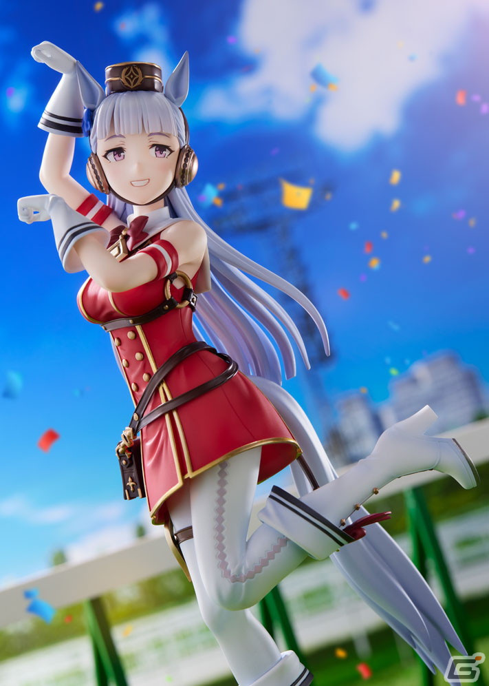 「ウマ娘 プリティーダービー」ゴールドシップの1着のポーズを再現した1/7スケールフィギュアが登場！の画像3