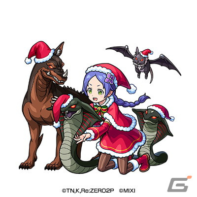 「モンスト」エミリアやレムらがクリスマス仕様の描きおろしイラストで登場！「Re:ゼロから始める異世界生活」コラボが12月16日より開催の画像10