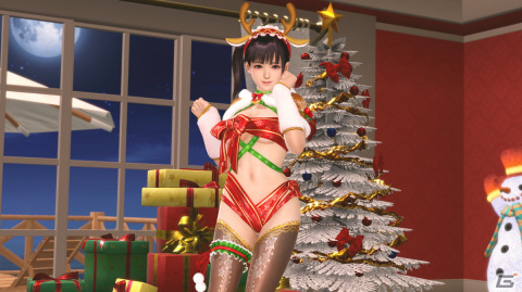 「DEAD OR ALIVE XVV」にセクシーなトナカイ姿の新SSR水着レインディア・ギフトが登場！の画像12