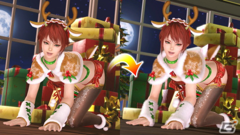 「DEAD OR ALIVE XVV」にセクシーなトナカイ姿の新SSR水着レインディア・ギフトが登場！の画像8