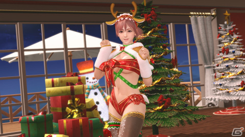 「DEAD OR ALIVE XVV」にセクシーなトナカイ姿の新SSR水着レインディア・ギフトが登場！の画像9
