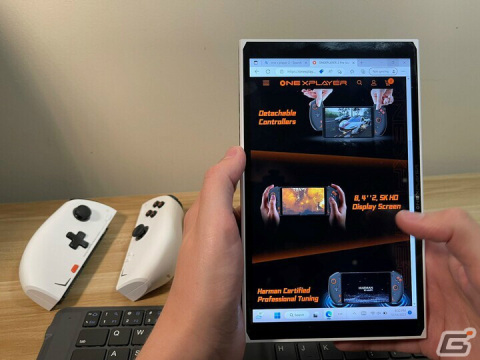 取り外し可能なコントローラーを備えた8.4インチのポータブルゲーミングPC「ONEXPLAYER 2」が発表！の画像3