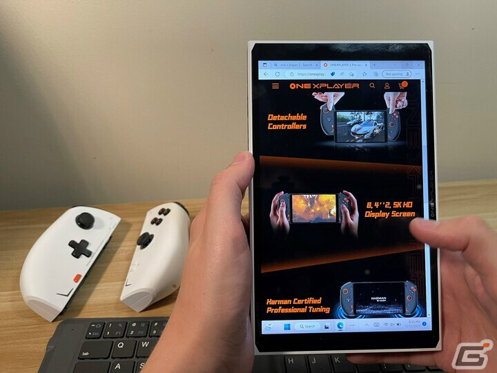 onexplayer2 ゲームパッド切り離し可能！ ゲームにもビジネスに