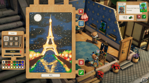 絵描きアドベンチャー「パスパルトゥー2：ザ・ロスト・アーティスト」のリリース時期が2023年春に決定！の画像2