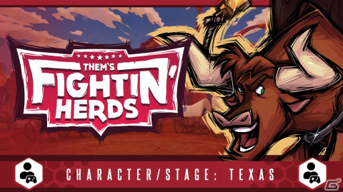 「Them's Fightin' Herds」にパワフルな新キャラ「Texas」が参戦！バトルスタイルやコンボを紹介したトレーラーも公開の画像1