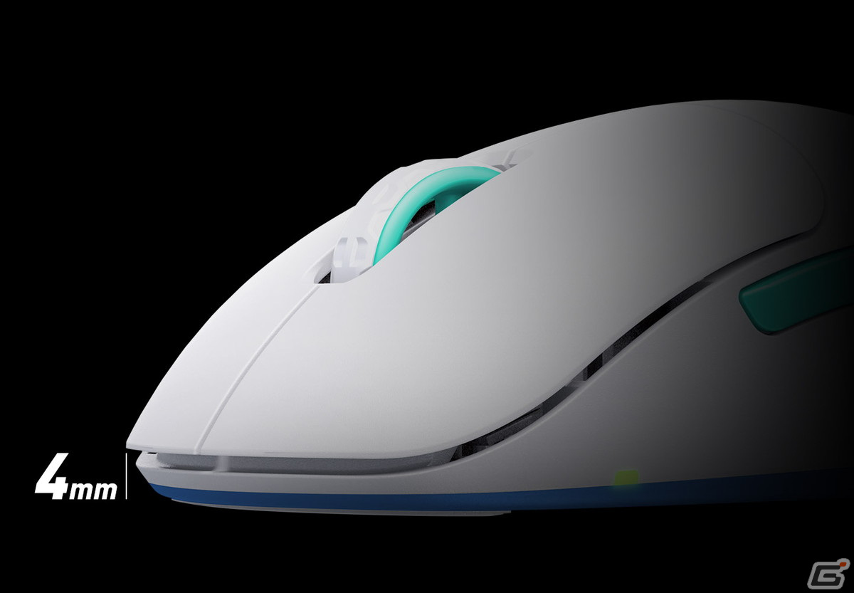 eスポーツブランド「Xtrfy」より「M8 ワイヤレス ゲーミングマウス」が本日発売！ウルトラ・ローフロントによる革新的なマウス形状を実現の画像2