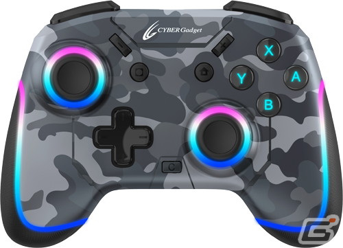 Switch用ゲーミングコントローラーの新色「カモフラージュグレー」が2023年1月下旬に発売！連射ホールド機能も搭載の画像1
