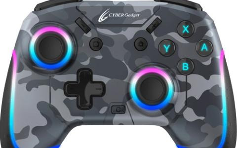 Switch用ゲーミングコントローラーの新色「カモフラージュグレー」が2023年1月下旬に発売！連射ホールド機能も搭載
