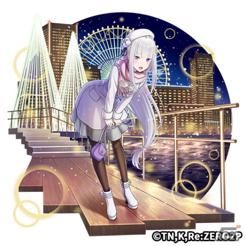 し*う様 月末ゲリラセール【データカウンター付き✨】リゼロ　エミリアパネル　コイ Re:ゼロから始める異世界生活_アクリル置時計【エミリア