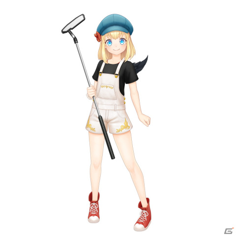 ​「白猫GOLF」マールの新ウェア「ラックオールオーバー」が登場！マールを描いたミニ色紙が当たるキャンペーンもの画像3