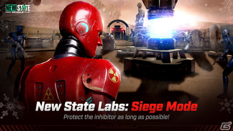 「NEW STATE MOBILE」NEW STATEラボに「防衛戦」が登場！敵性AIとの戦いが舞台となる初のPvEモードの画像1
