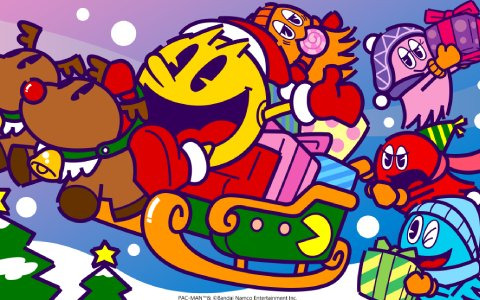 「パックマン」のブランケットやピンバッジが当たるクリスマスキャンペーンが12月24日より開催！