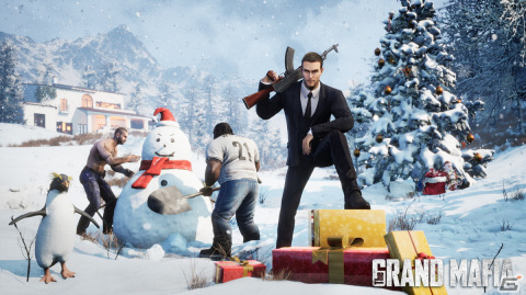 「ザ・グランドマフィア」クリスマスイベントが開催！プレイヤー同士のギフト交換や別荘内にクリスマスツリーが設置できるようにの画像2