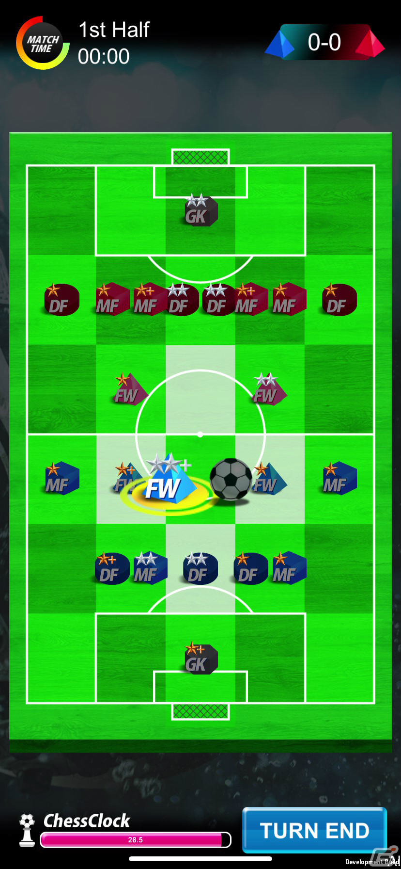 ボードゲーム感覚で楽しめるサッカー戦略ゲーム「FOOTBALLCHESS」がAndroid向けに配信中の画像2
