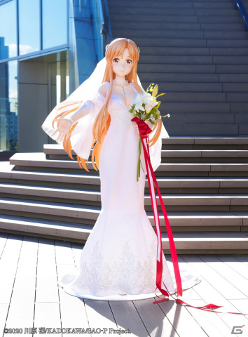 「ソードアート・オンライン」よりウェディングドレスをまとったアスナの等身大フィギュアが渋谷PARCOで登場！の画像2