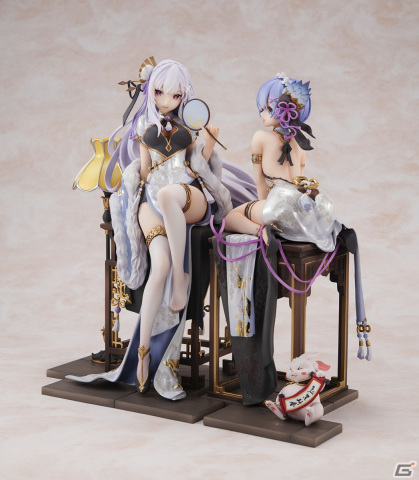 「Re:ゼロから始める異世界生活」優雅なチャイナドレスに包まれたエミリア、レムのフィギュアが登場！の画像2