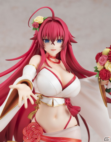 「ハイスクールD×D HERO」リアス・グレモリー 白無垢ビキニver.が1/7フィギュア化！の画像13