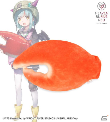 「ヘブンバーンズレッド」をモチーフにした商品4種の受注受付が開始！ぶんちゃんのカニの手おひるねまくらなどがラインナップの画像2