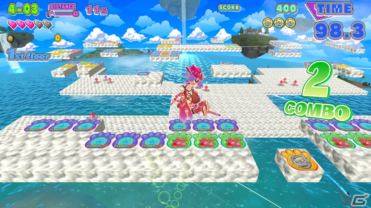アクションパズル「ホッピングガールこはねEX」が2023年2月16日に配信！こはねの部屋に観察などの新要素が追加の画像2