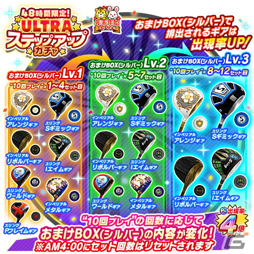 みんゴル」で48時間限定の「ULTRAステップアップガチャ」が開催！年末