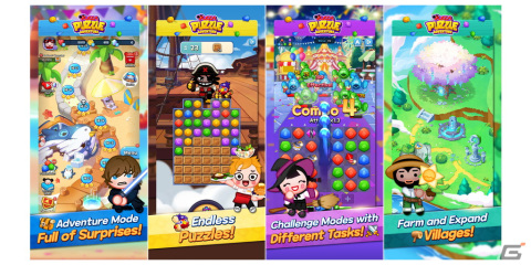 韓国発のキャラクター・プッカが登場するパズルゲーム「PUCCA PUZZLE ADVENTURE」のグローバル事前登録受付がスタートの画像2