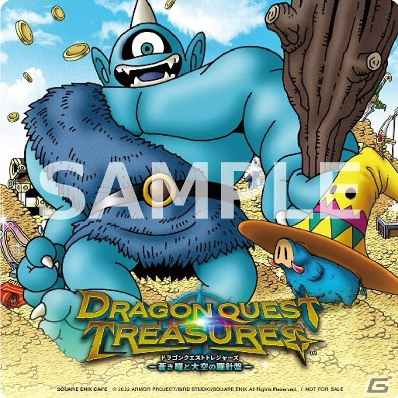 「ドラゴンクエスト トレジャーズ　蒼き瞳と大空の羅針盤」とSQUARE ENIX CAFEのコラボが2023年1月21日より実施決定！の画像19