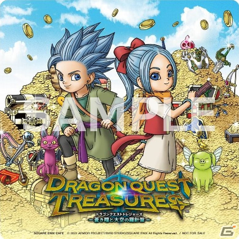 「ドラゴンクエスト トレジャーズ　蒼き瞳と大空の羅針盤」とSQUARE ENIX CAFEのコラボが2023年1月21日より実施決定！の画像9