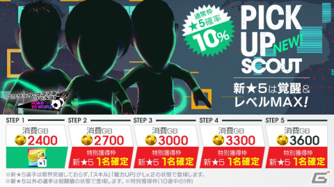 「サカつくRTW」にて「PICK UP SCOUT Vol.50」が開催！南米のサイドアタックを得意戦術とする新★5選手がレベルMAXで登場の画像1