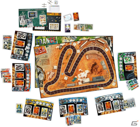 ボードゲーム「ヒート」が1月下旬に発売！コーナーや路面に合わせたスピード調整が重要な本格レースゲームの画像2