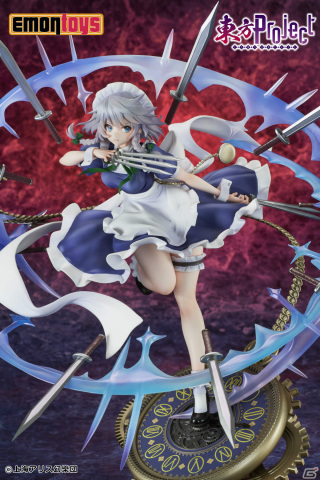 東方Project 十六夜咲夜 フィギュア 左手ナイフ欠品 東方Project」より十六夜咲夜の1/7スケールフィギュアが登場