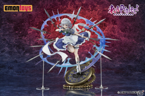 「東方Project」より十六夜咲夜の1/7スケールフィギュアが登場！ナイフを携えた立体感のある造形に注目の画像3