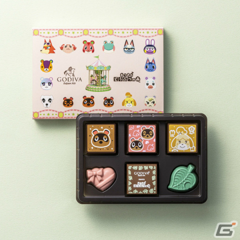 ゴディバ×「あつまれ どうぶつの森」の限定チョコアソートが販売開始！たぬきちやしずえたちの描かれた可愛らしいデザインに注目の画像4